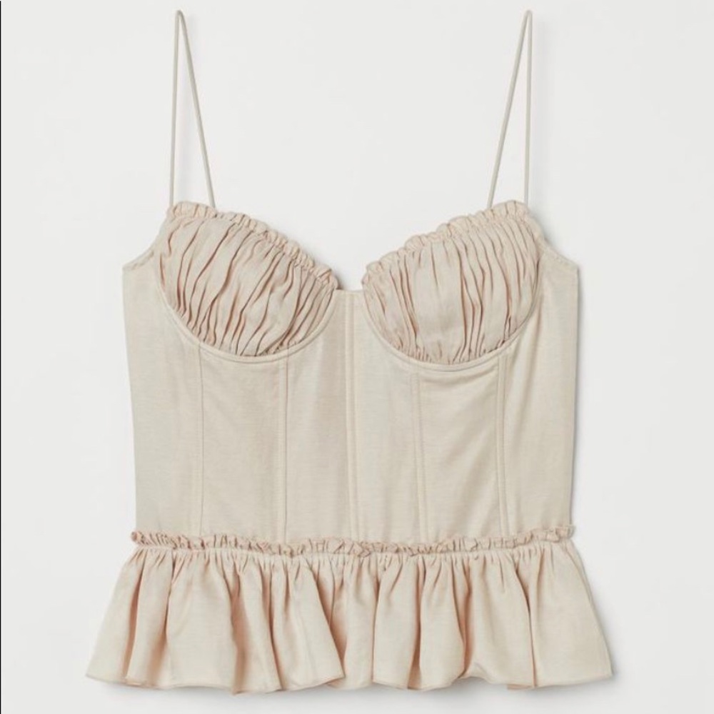 Brock Collection X H&M Corset Peplum Top
